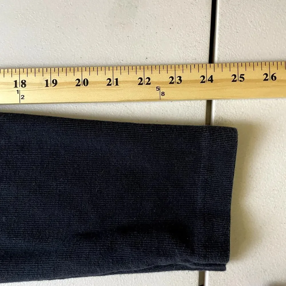 Point‎ Zero Y2K Long Sleeve Pullover T-Shirt Size XL Black Crew Neck 100% Cotton - Picture 8 of 9